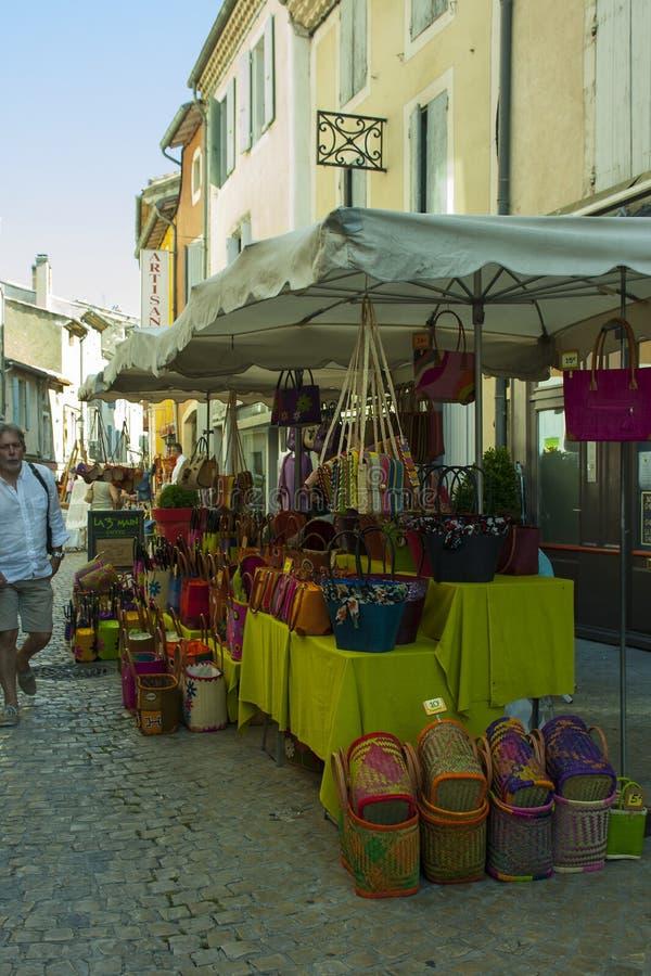 <b>Marché</b> Extérieur Rue Avec étals Lampolla Catalonia Tarragona ...